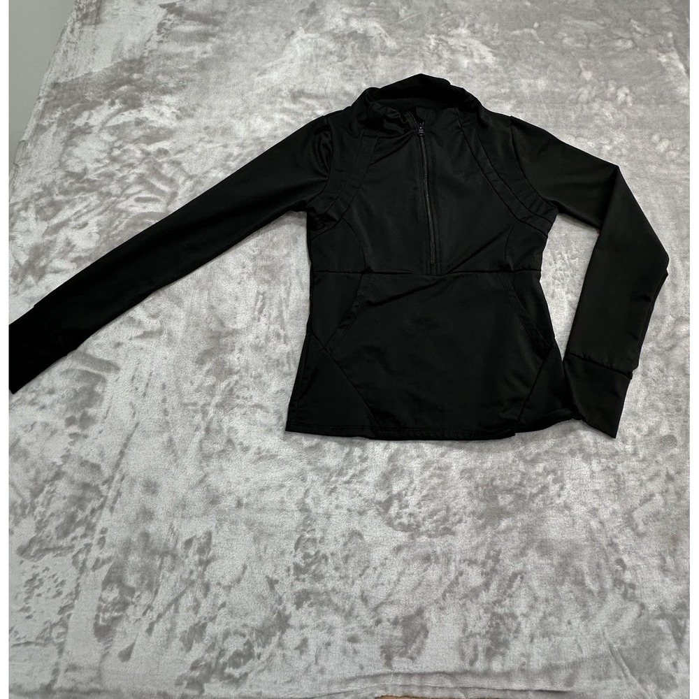 Shein 1/2โ Zip Athletic Pullover Jacket Womens Size Medium Long Sleeve EUC
